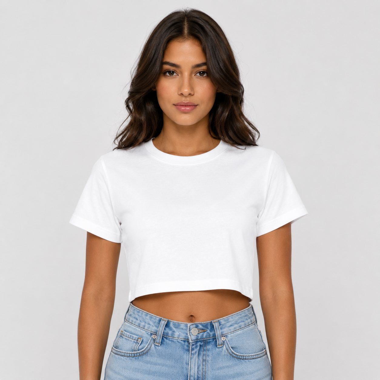 ShipSagePrint 180g Women's Cropped T-Shirt SGBFC0103